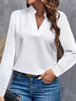 STAND UP COLLAR BLOUSE