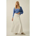 CROCHET AND TEXTURED KNIT SHRUG CARDIGAN AND TANK TOP SET