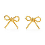 BOW STUD EARRINGS