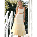 TWO-PIECE SET WITH RUFFLE SKIRT AND CROPPED TOP