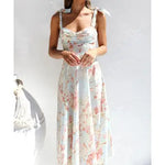PASTEL FLORAL SWEETHEART DRESS