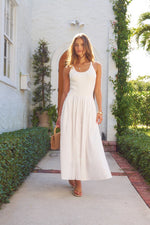 WHITE EYELET DRESS