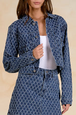 DENIM DIAMOND JEAN JACKET