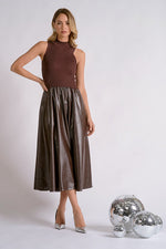 MOCK NECK TOP DRESS