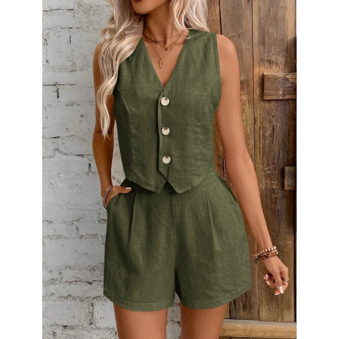 VEST AND SHORT SET