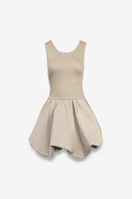 SLEEVELESS BUBBLE SKIRT MINI DRESS