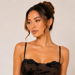 MESH WITH BRA INSERT CAMI