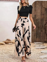 TROPICAL PANT SET