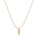 CRYSTAL BAR PENDANT NECKLACE