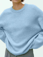LADIES ROUND NECK PULLOVER SWEATER