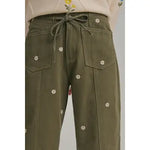 BARREL SHAPED RELAXED PANTS