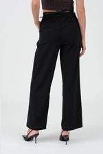 high waisted black dress pants