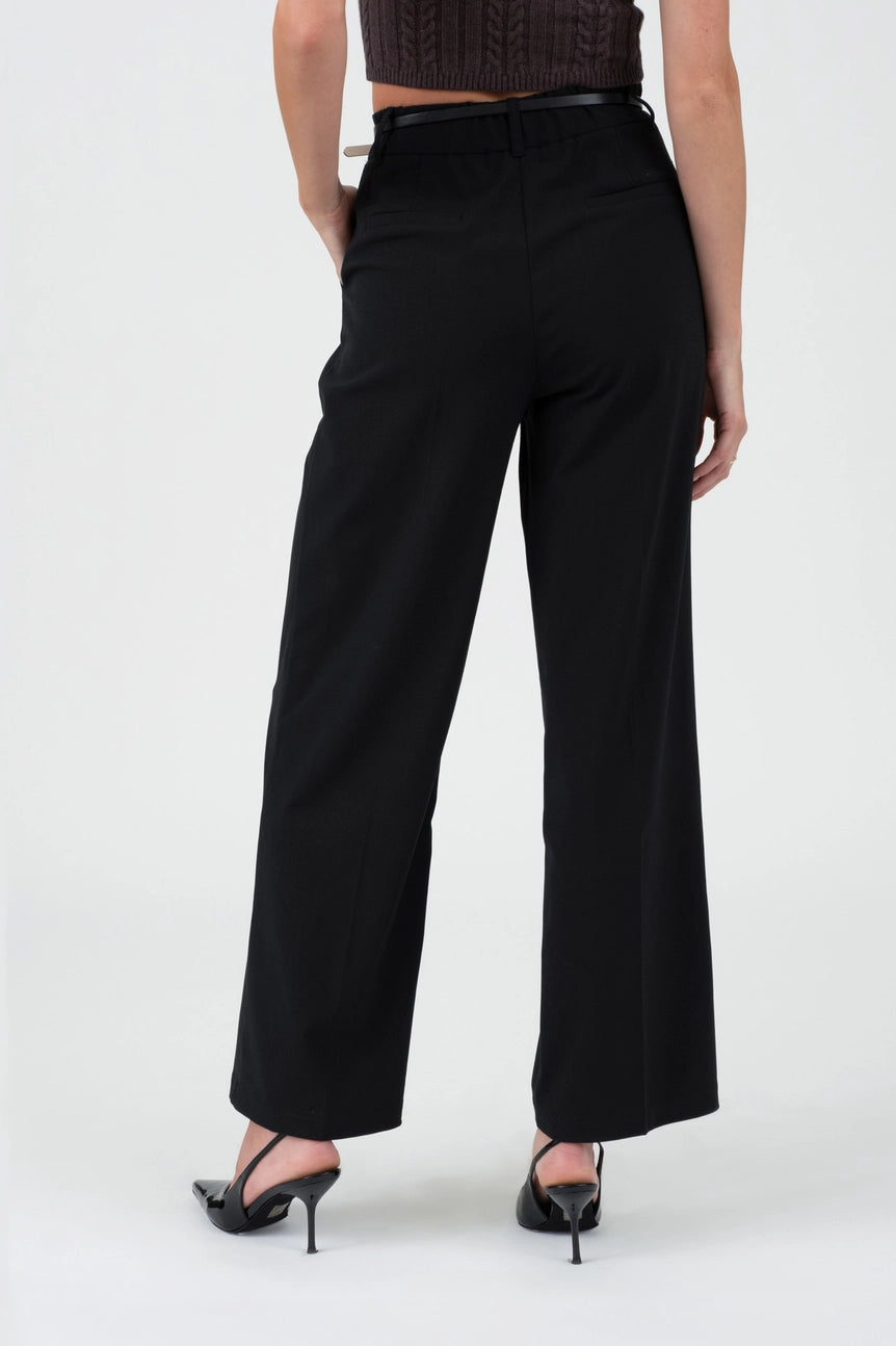 high waisted black dress pants