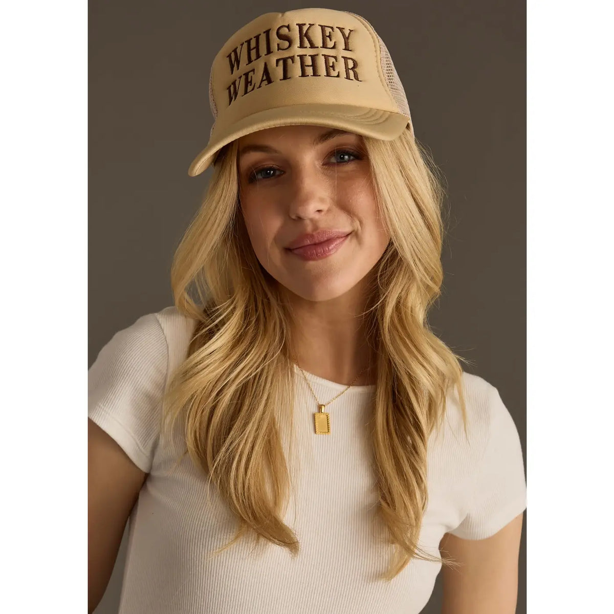 WHISKEY WEATHER TRUCKER HAT