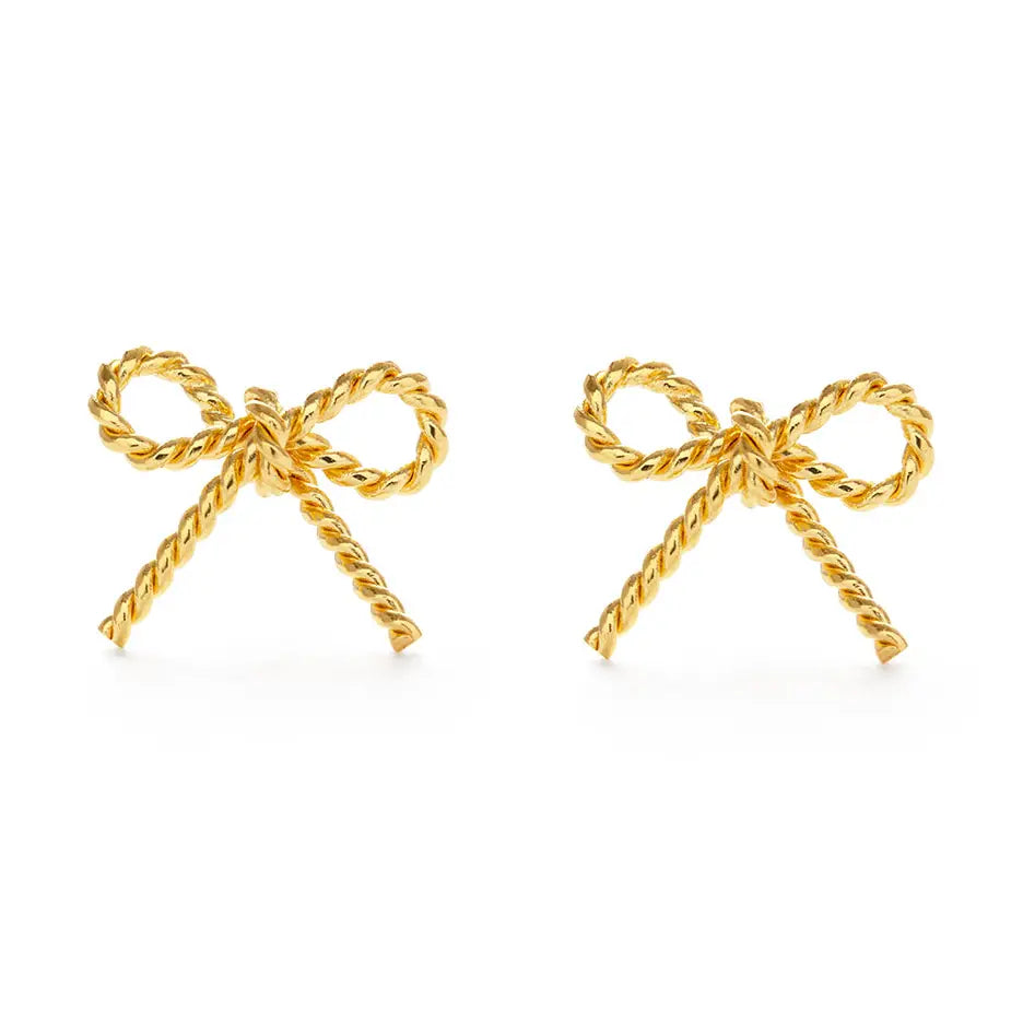 BOW STUD EARRINGS