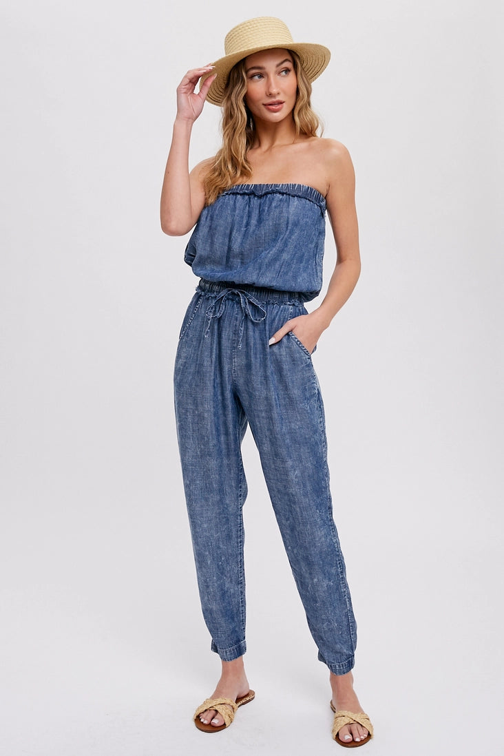 DENIM JUMPSUIT