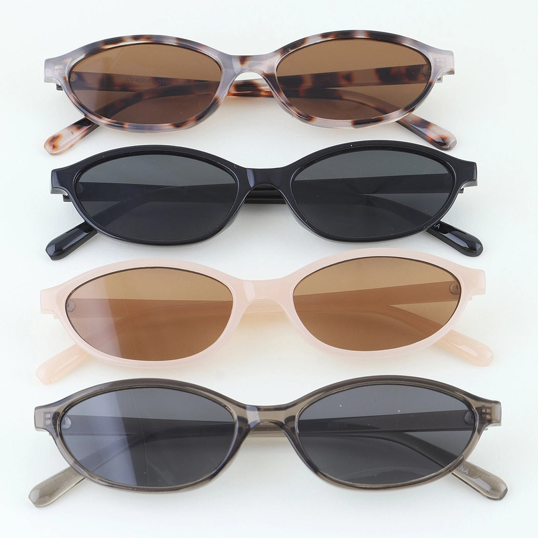 MODERN RETRO OVAL SUNGLASSES
