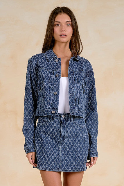 DENIM DIAMOND JEAN JACKET