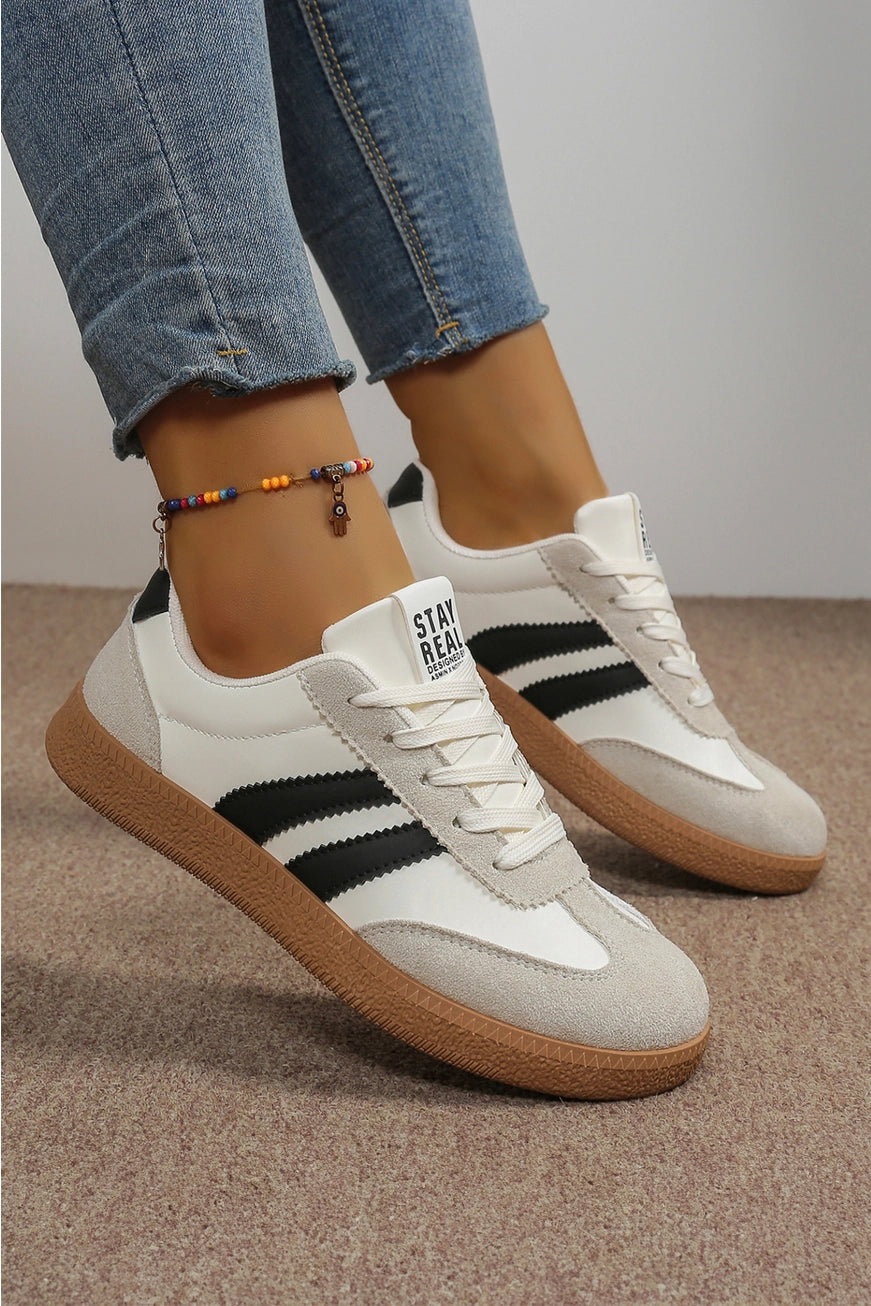 PATCHWORK TENNIS SHOES