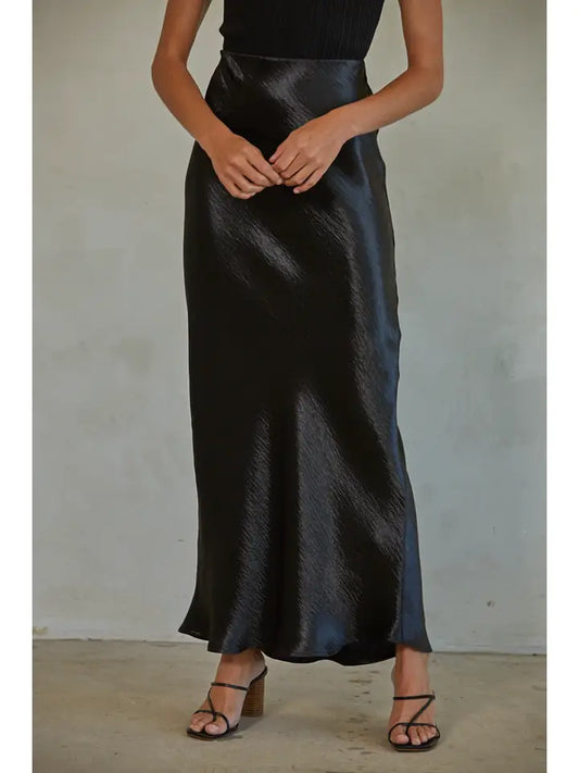 Valeria Satin Skirt