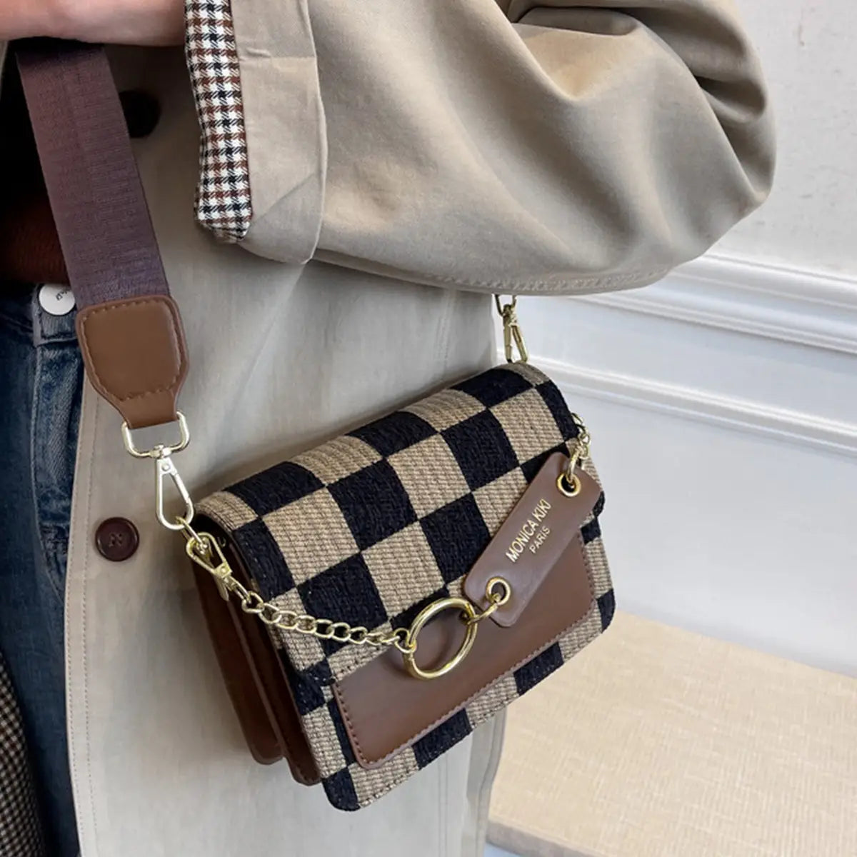 Checkerboard Purse