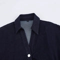 SHORT SLEEVE DENIM SHIRT DRESS