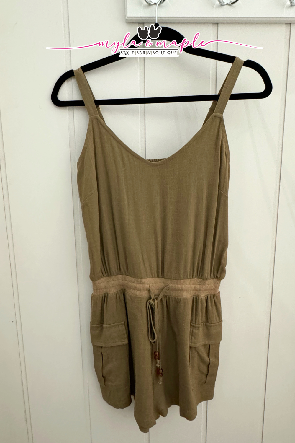 Opal Romper (Olive)
