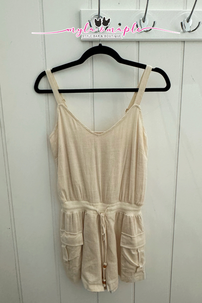 Opal Romper (Putty)