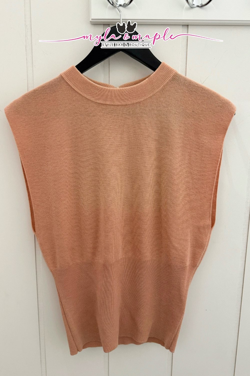 Peach blush sweater