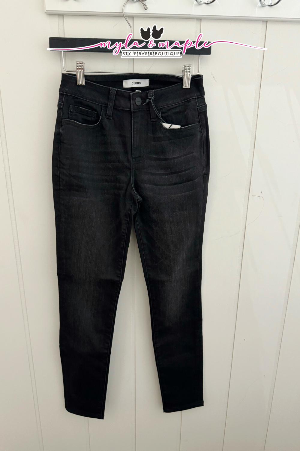 Rhode MidRise Jeans (Black)