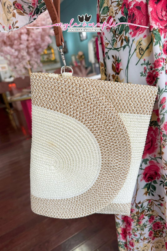 Straw Clutch Bag