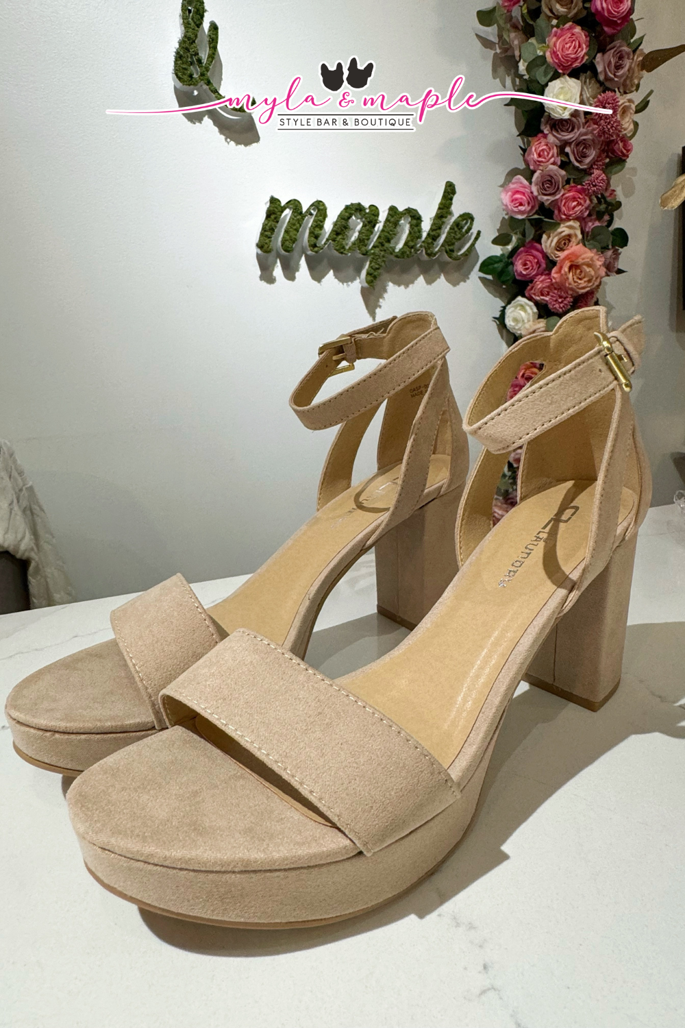 Sylvia Suede Heels