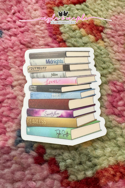 TSwift Album Books Sticker