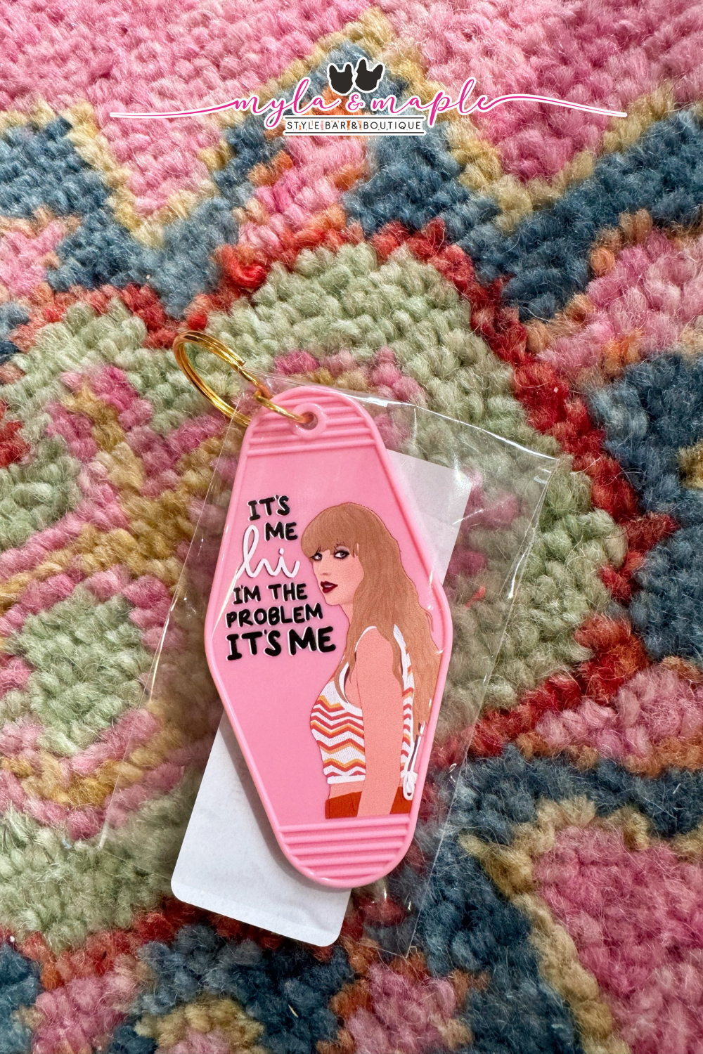 Taylor Swift Motel Keychain