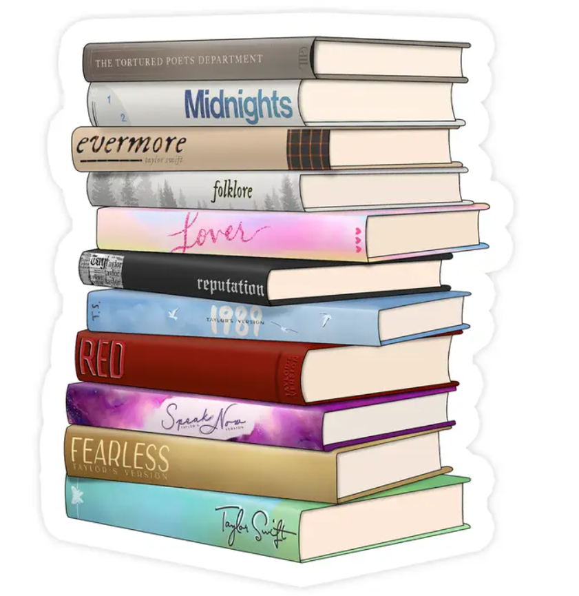 TSwift Album Books Sticker