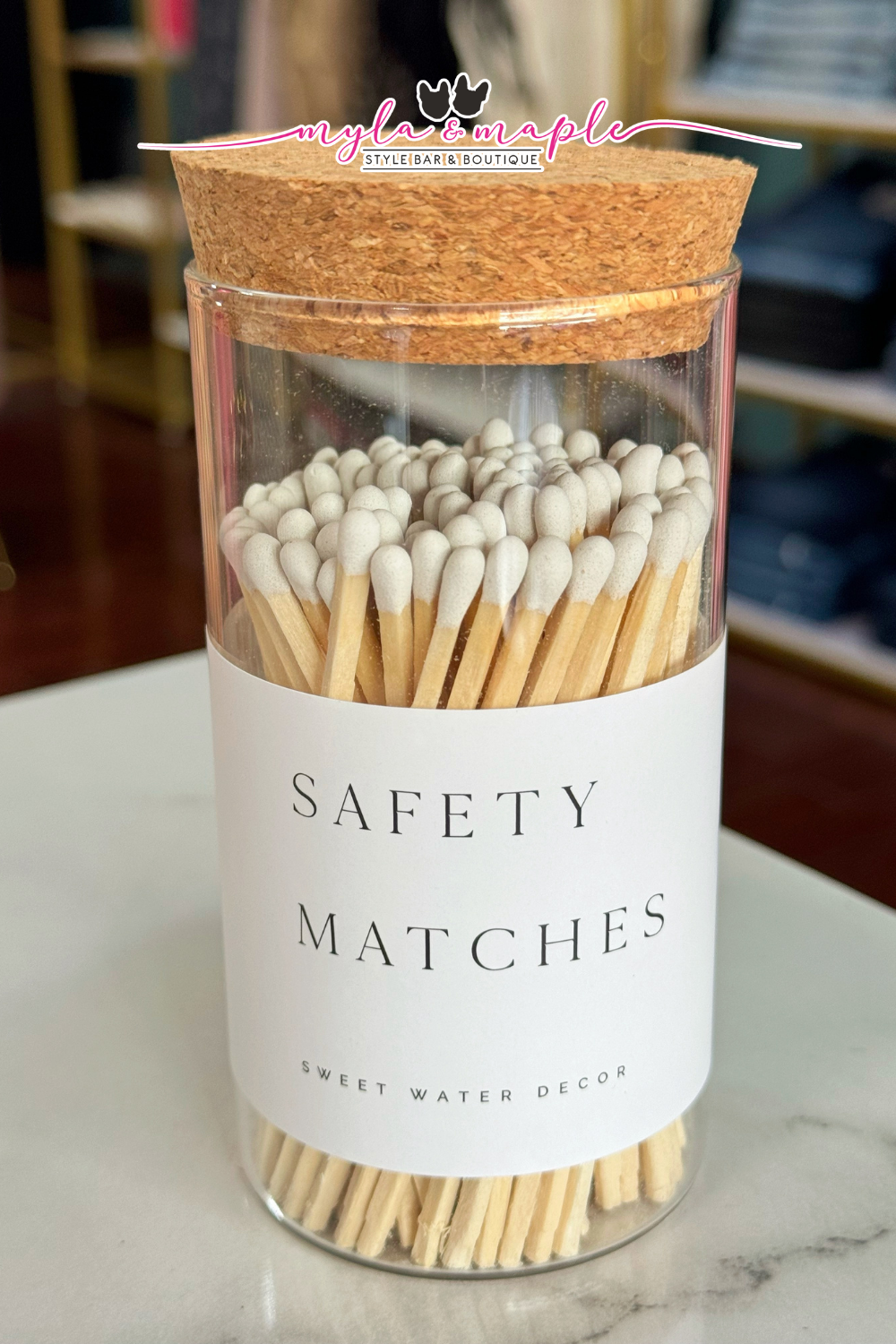 White Safety Matches