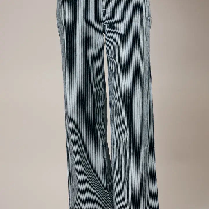 STRIPE TWILL PANTS