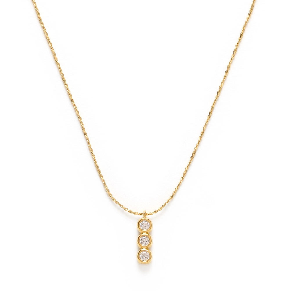 CRYSTAL BAR PENDANT NECKLACE