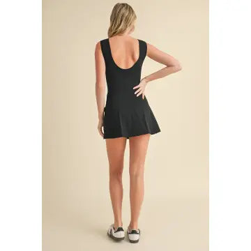 WRAP TIE FRONT DRESS