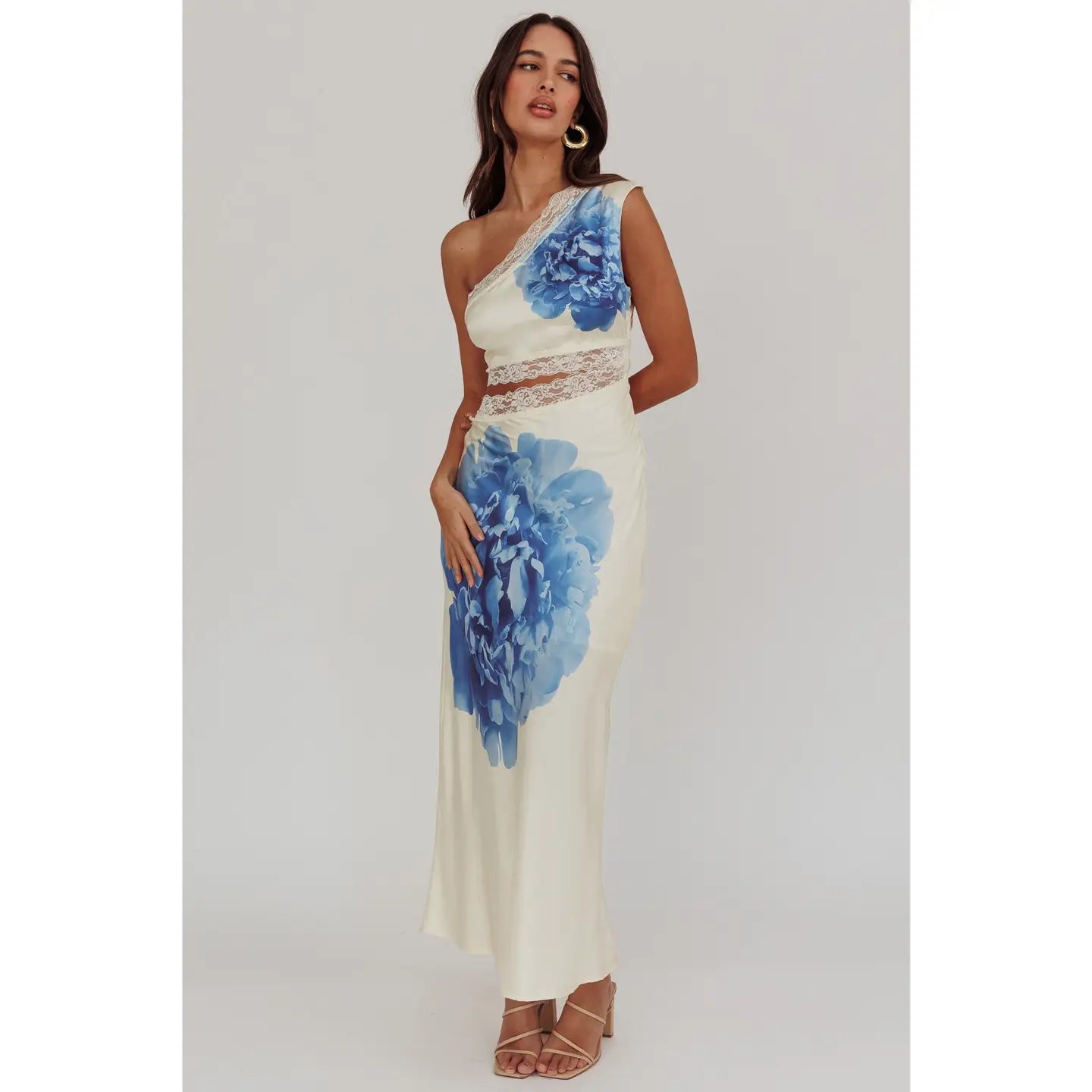 ONE SHOULDER FLORA