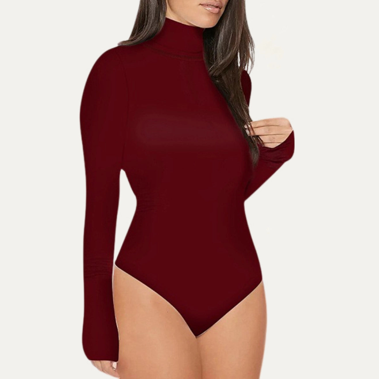 MOCK NECK BODYSUIT