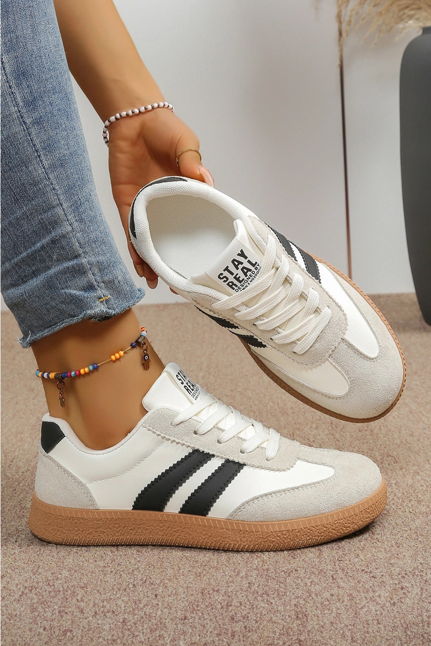 PATCHWORK TENNIS SHOES